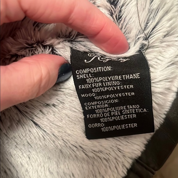 🐴Royalty For Me Gray faux Leather Jacket - Picture 4 of 11